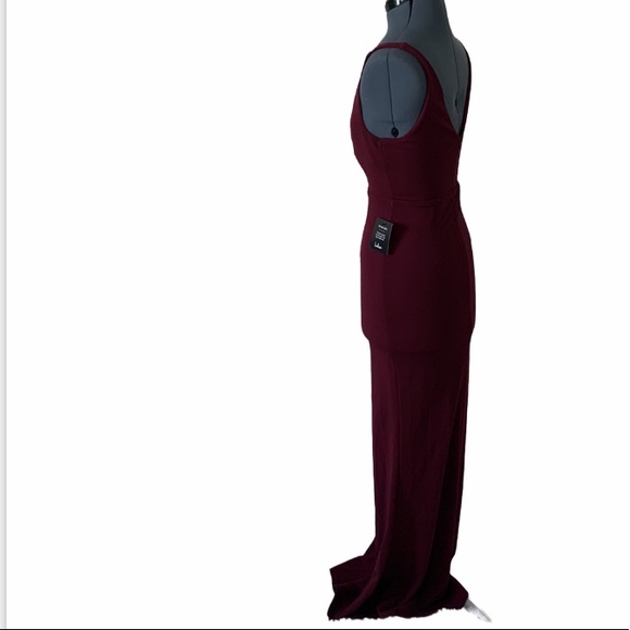 ❌SOLD❌Lulu’s Plum Purple Sleeveless Maxi Dress - Picture 8 of 15
